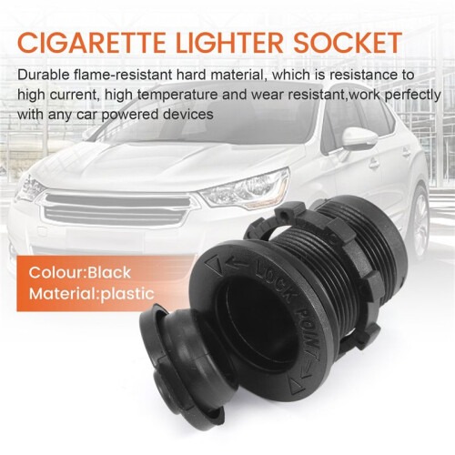 Car-Cigarette Lighter Socket, 12V Waterproof Lighter Socket Power Outlet Socket for Boat Motorcycle Truck  ATV RV 2