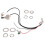 Guitar Wiring Harness Prewired Two Pickup 500K Pots 3-Way Toggle  Silver 1