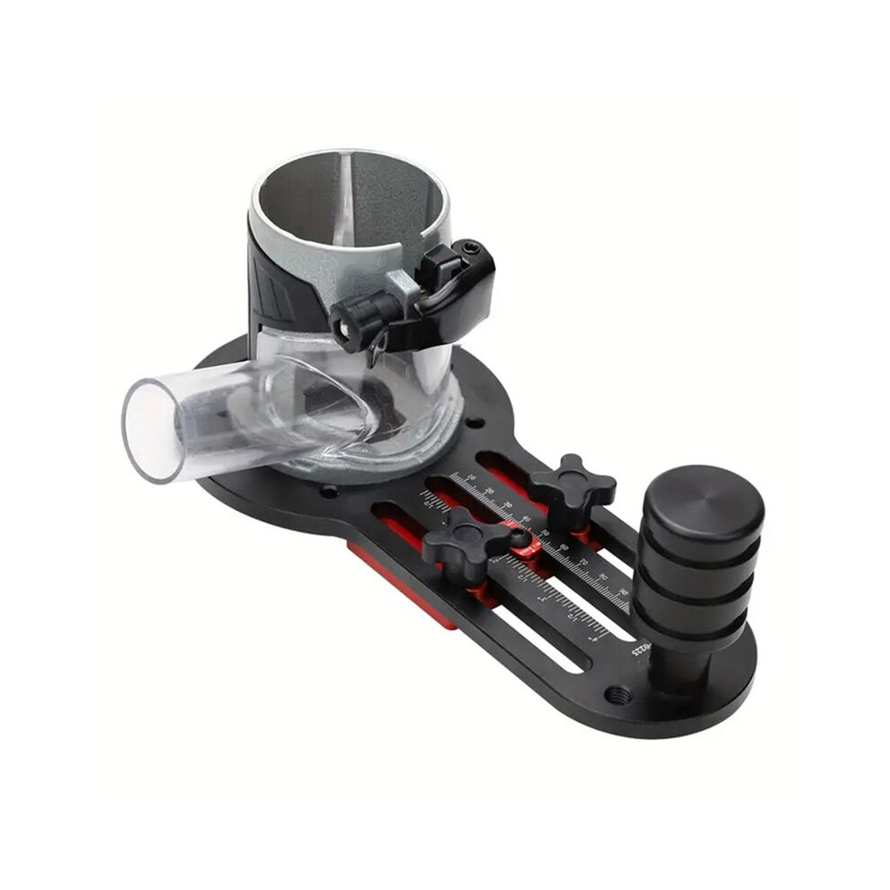 Router Slotting Locator For 65Mm Trimming Machine Panel Cutting Compact Aluminum Scale Included 4852693553464