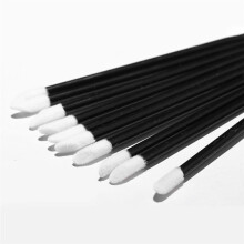 500 Stück tragbare Lippenpinsel, Einweg-Lippenstiftpinsel, schwarze Beauty-Make-up-Werkzeuge