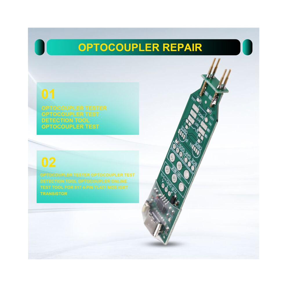 Optocoupler Tester Optocoupler Test Detection Tool Optocoupler Online Test Tool For 817 4-Pin Tl431 Mos Igbt Transistor 4851514104014