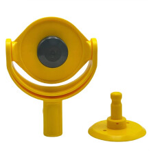MP105A 25,4 mm gelbes Mini-Prisma Konstante +17 mm mit Neigungswinkeln für Leica Totalstationen für hochpräzise Vermessung