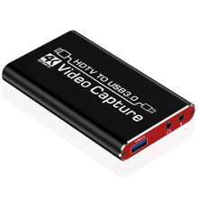 4K-1080p-HD-Videoaufnahmekarte, HDTV-Kamera-Aufnahmebox, kompatibel mit USB 3.0, PC-Live-Streaming-Grabber-Recorder