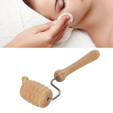 Wooden Facial Massager - Natural Wood Hand Roller