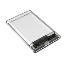 Transparentes weißes HDD-Gehäuse für 2,5-Zoll-HDDs (SATA auf USB 3.0 Typ-C 3.1)