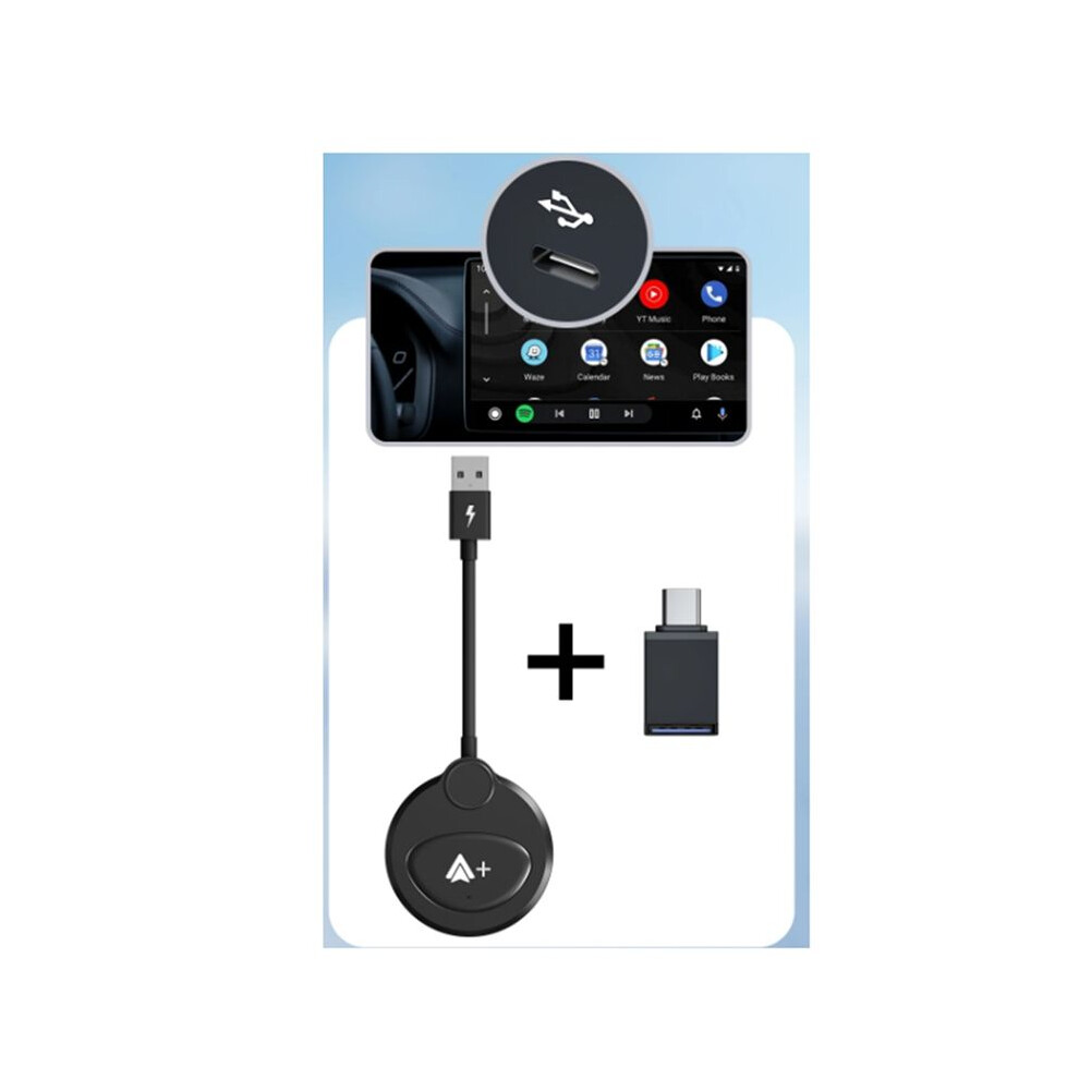 Wireless Android Auto Video Wireless Adapter Carplay For Netflix / Youtube For Wireless Android Cars Black 4852367019944
