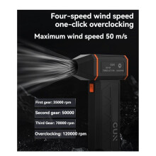 120000 U/min Luftgebläse Super Power Turbo Jet Ventilator Staubreiniger Kabelloser elektrischer Gebläse Tragbarer Turbo Jet Ventilator