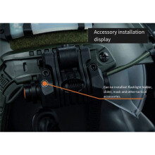 For FAST Helmet Rail Accessories Multifunctional DIY for CS Protective Gear Arc Portable Helmet Rail Accessories, C1