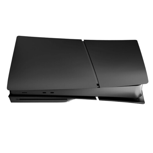 For  5 Slim Hard Plastic Faceplate Shell Replacement Plate Cover for PS5 Console Disc Version Black 1