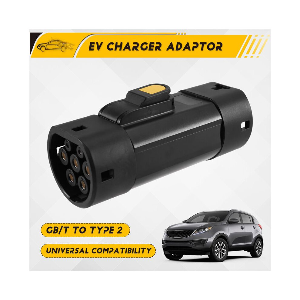 Gb/T To Type 2 Adapter Converter 32A For Evse Charging Gbt To Type2 Iec 62196 Standard Ev Charger Adaptor 22Kw 4852367016028