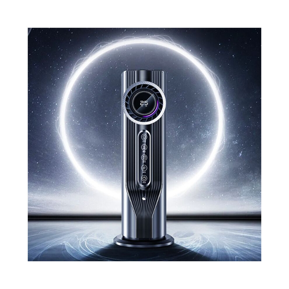Spactz Bedroom Tower Fan Silent Usb Water Cooling Fan Portable Water Mist Humidification Water Cooling Fan Desktop Air Cooler B
