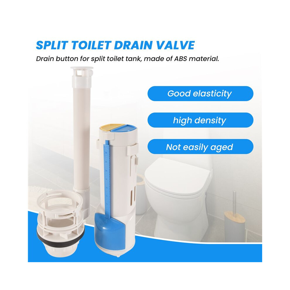 Split Toilet Drain Valve Two-Button Toilet Water Outlet Valve Dual Flush Fill Water Tank Accessories 4851514171962