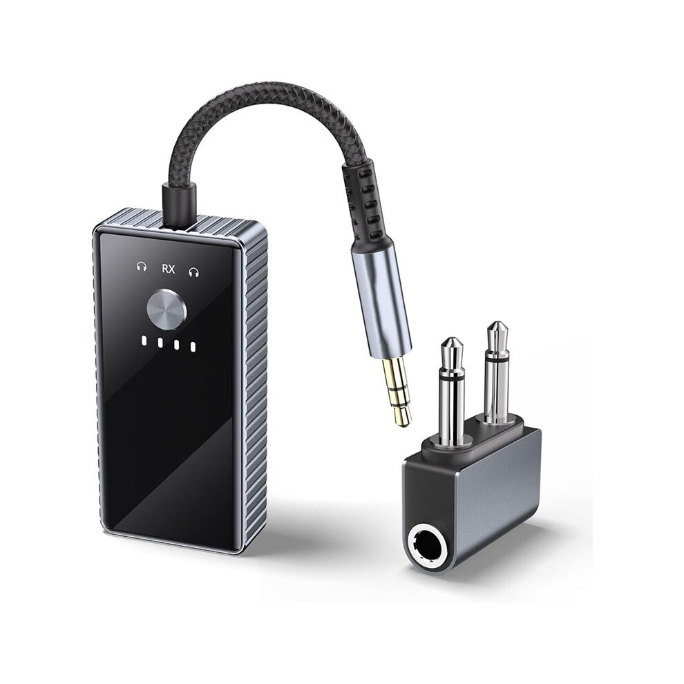 Bluetooth 5.2 Transmitter,Low Latency, 3.5Mm Aux Jack & Bluetooth Receiver - Wireless Audio Adapter 4852367027338