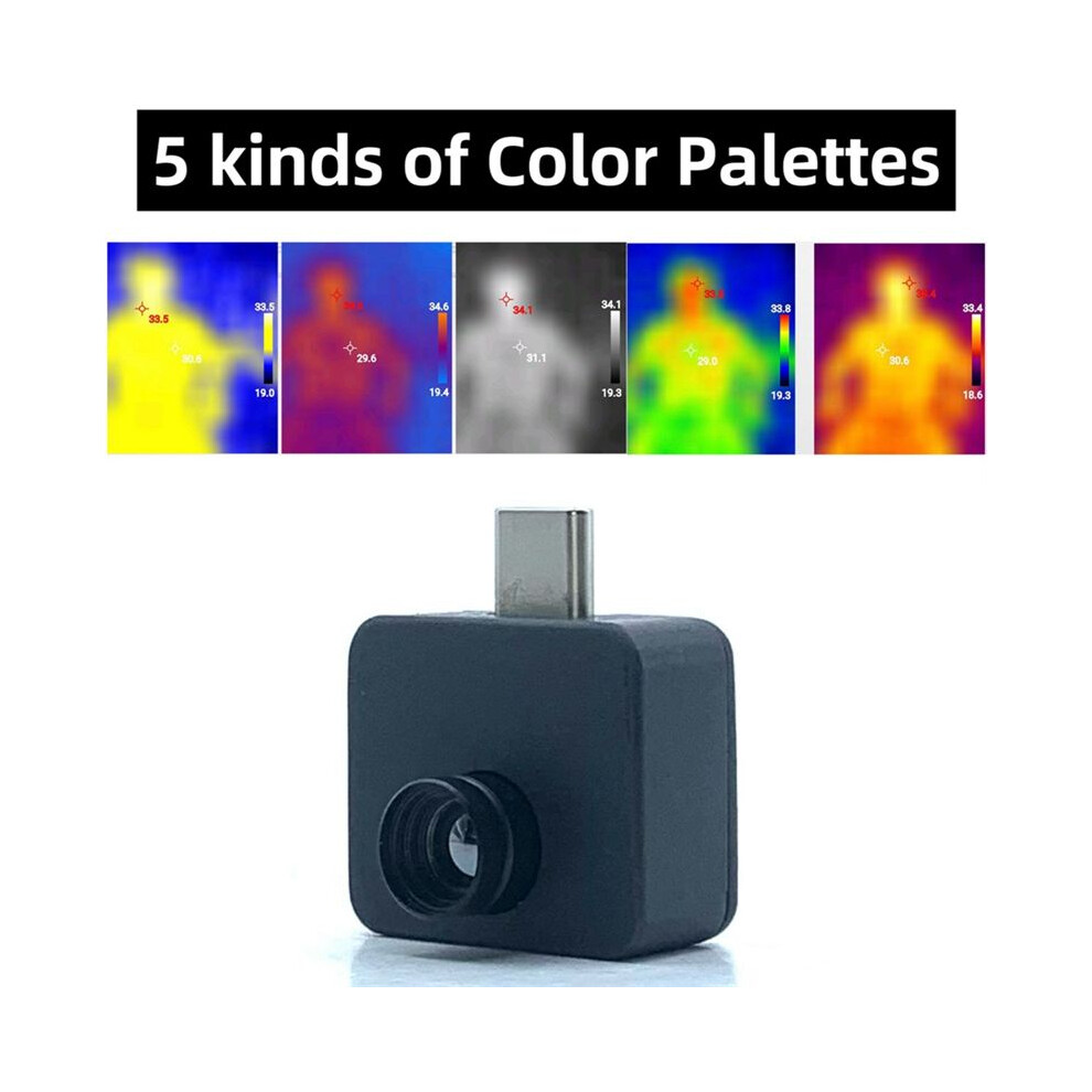 Spactz Thermal Imager 32X32 Pixels -20-1000C Thermal Camera Thermal Imaging Camera For Android Type C Phones Infrared Camera
