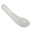 Home Kitchen Clear Plastic Disposable Soup Spoons 60 Pcs 1
