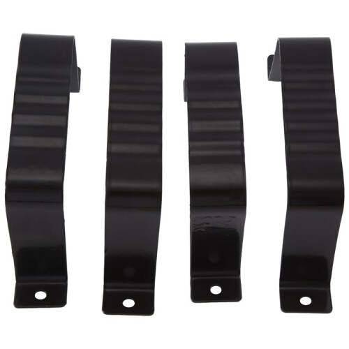 Downspout Adapter Gutter Downspout Strap 3X4 Leader Strap 3X4 (4 Pack) (Brown)