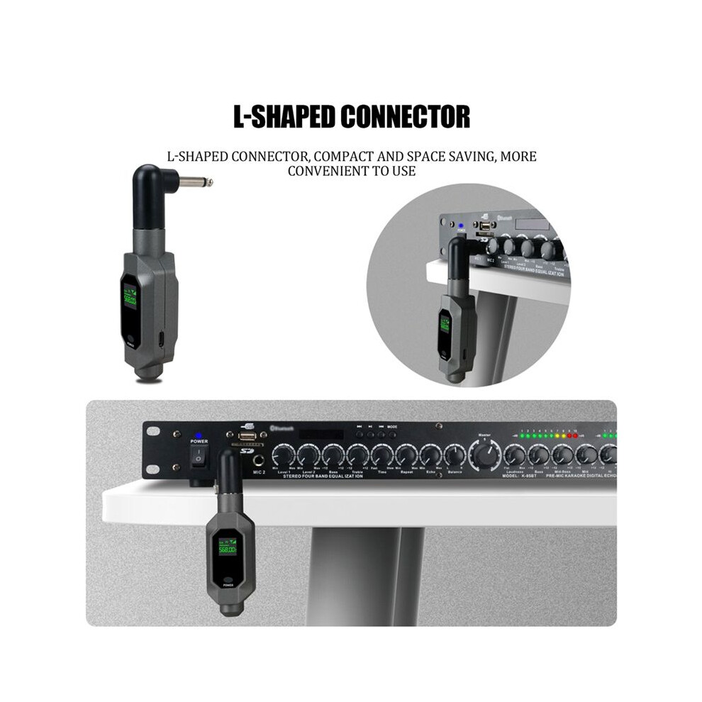 Wireless Microphone Transmitter Receiver Plugged Into Xlr Wireless Microphone System For Dynamic 48V Condenser Mic,A 4852693572113