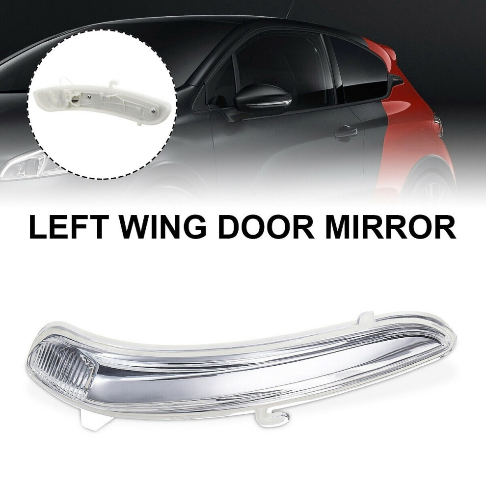 Car Side Wing Door Mirror Indicator Repeater Blinker Lens Without Bulb For Peugeot 208 2008-2017 4852537362535