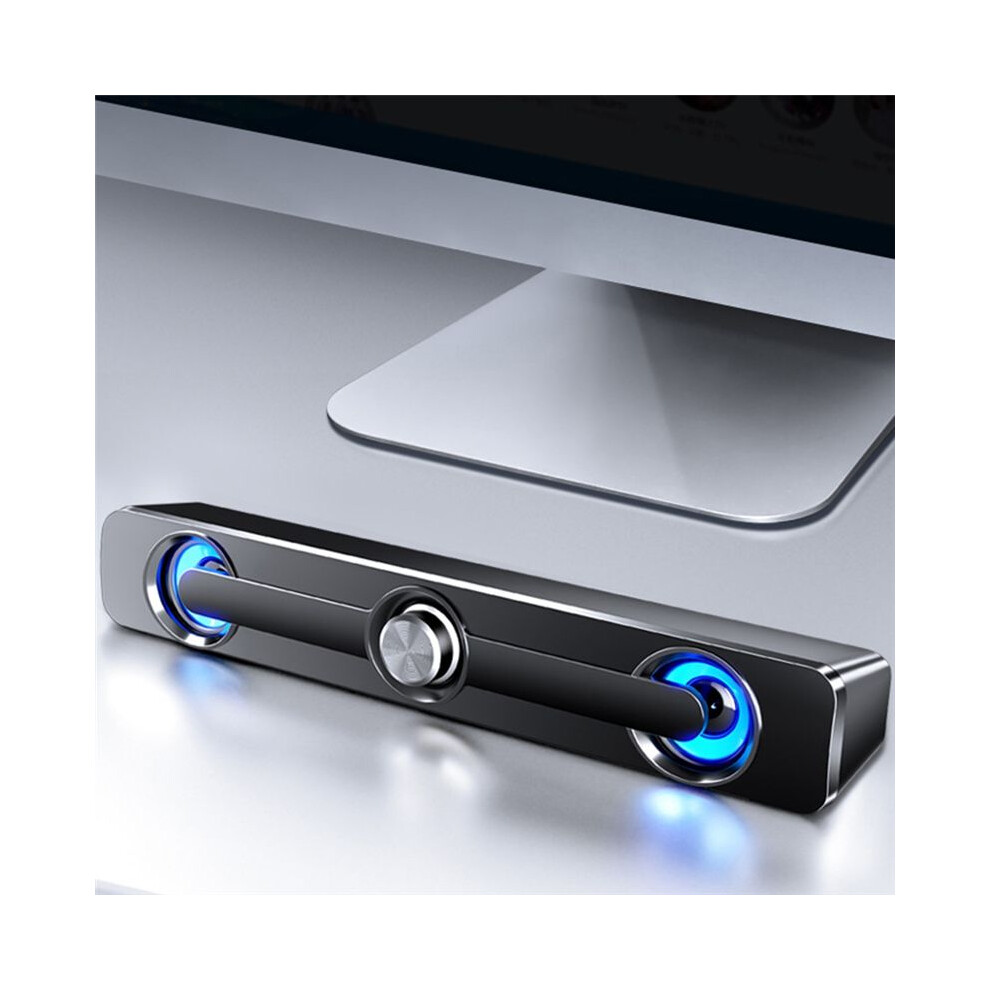 Dual Speaker Bar, Wireless Portable Stereo, 360-Degree Surround Sound, Compatible With Computers, Projectors, Phones B 4852693502486