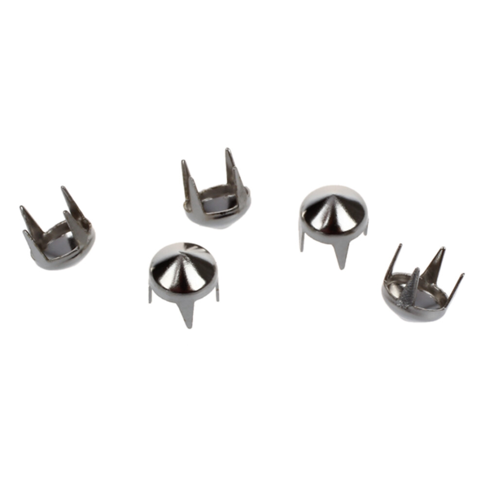 100 Pcs Pyramids Rivets Gothic Punk Rivets Silver 4852693585441