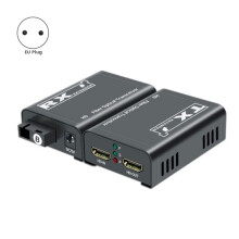 3 km HDMI-kompatibler Glasfaser-Extender 1080p HD auf Glasfaser-Video-Transmitter-Receiver-Konverter mit Einzel-SC-Glasfaserstecker (EU-Stecker)