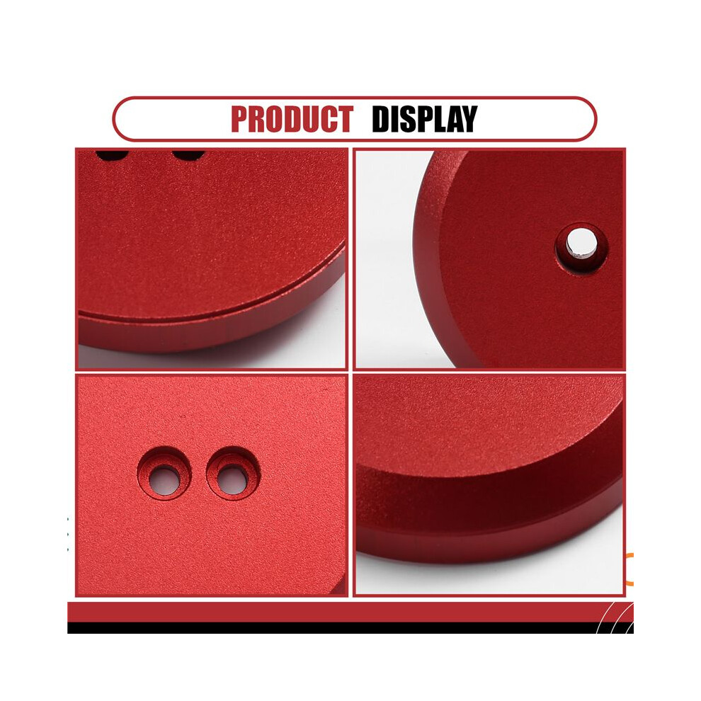 Jack Pad Lifting Pucks Aluminum Floor Jack Adapter For Corvette C5 C6 C7 C8 Porsche 944 964 993 996 997 911 Red 4852367025099