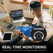 Professioneller Audiomixer, USB-Audio-Interface, Soundkarte, DJ-Equipment, Aufnahmestudio, E-Gitarren-Konverter