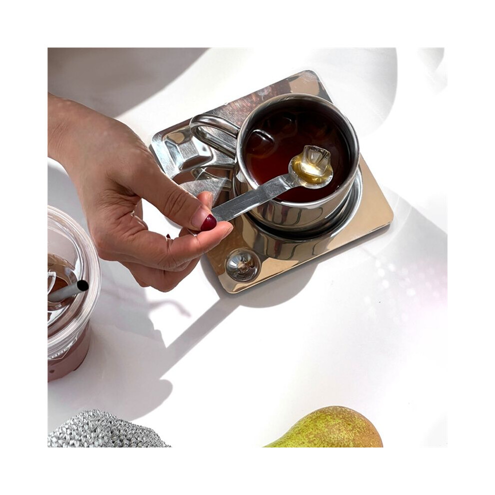 Coffee Cup Set With Spoon Placemat Kitchen Beverage Water Cup Tableware Accessories 4852693518999