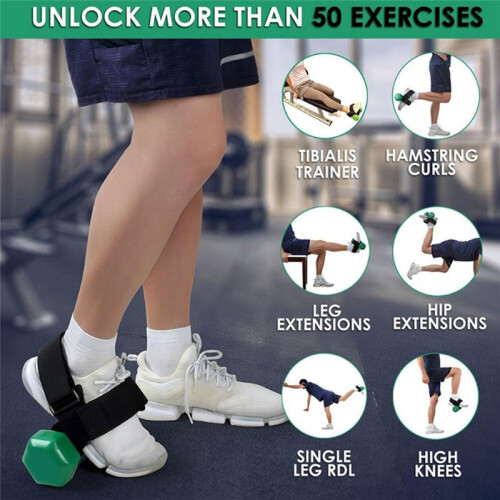 Dumbbell Foot Attachment Ankle Straps for Leg Exercise and Training