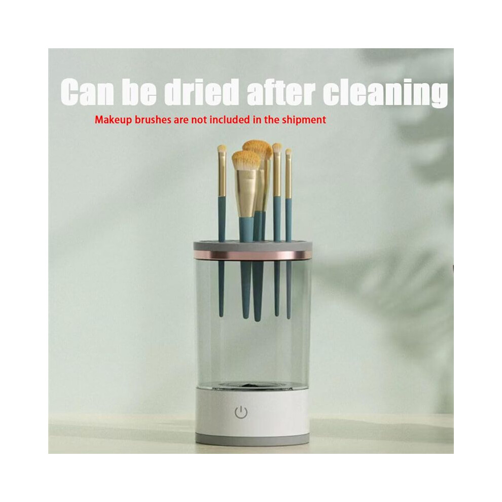 Spactz Cosmetic Brush Cleaner, Makeup Brush Cleaner, Electric Automatic Spinning Makeup Brush Cleaner Fit For All Makeup Brush