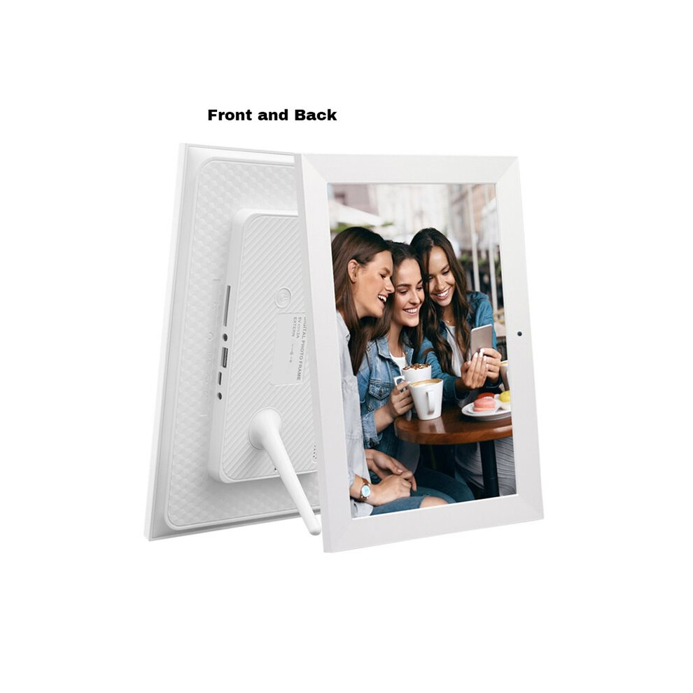10Inch Digital Picture Frame Hd Ips Full-View Screen Photo Frames Photo Album 1280X800 Clock Calendar Video Player (Eu) 4852693595860
