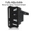 2PCS Heavy Duty Bed Frame Adapter/Connector Plate for Headboard, Adjustable Metal Frame Modification Brackets 3