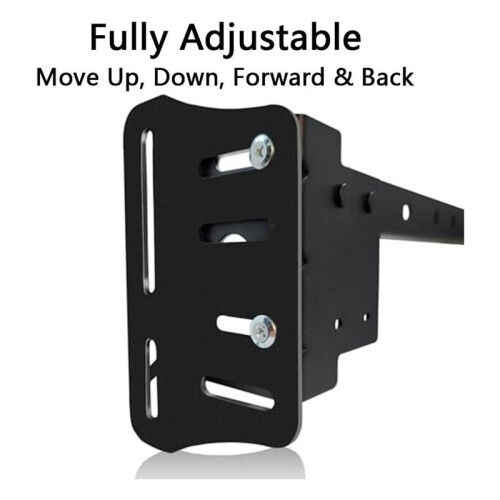 2PCS Heavy Duty Bed Frame Adapter/Connector Plate for Headboard, Adjustable Metal Frame Modification Brackets 1