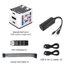 Für Sipeed NanoKVM PiKVM Fernsteuerungs- und Wartungsserver Mini PiKVM Remote-Desktop-Server UART Weiß
