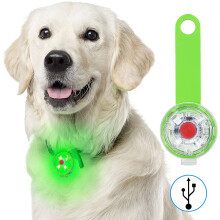 Sicherheits-LED-Blinklicht für Hunde und Katzen – LED-Hängeleuchte für Hunde, 3 Blinkmodi, wasserdicht, Sicherheits-Haustierleuchte