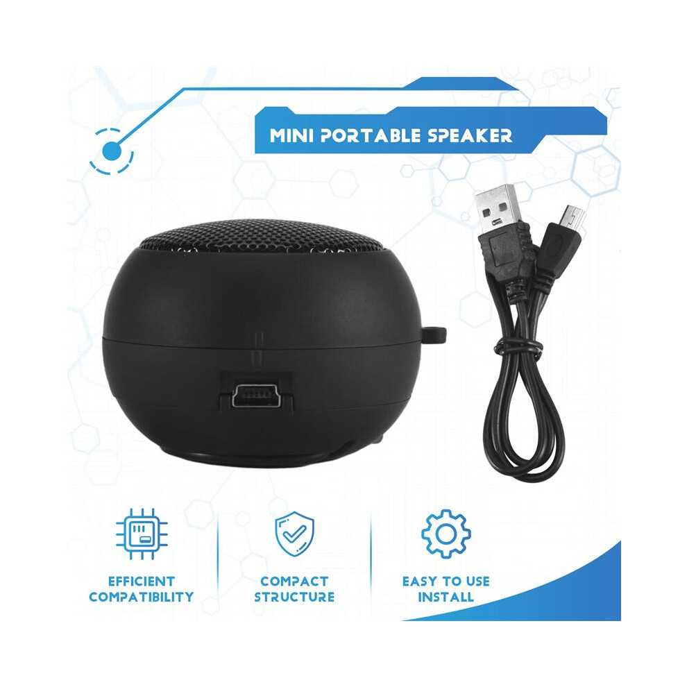 Mini Portable Travel Loud Speaker With 3.5Mm Audio Cable Low Voltage Built-In Battery Retractable Speaker For Ipod 4852537359931