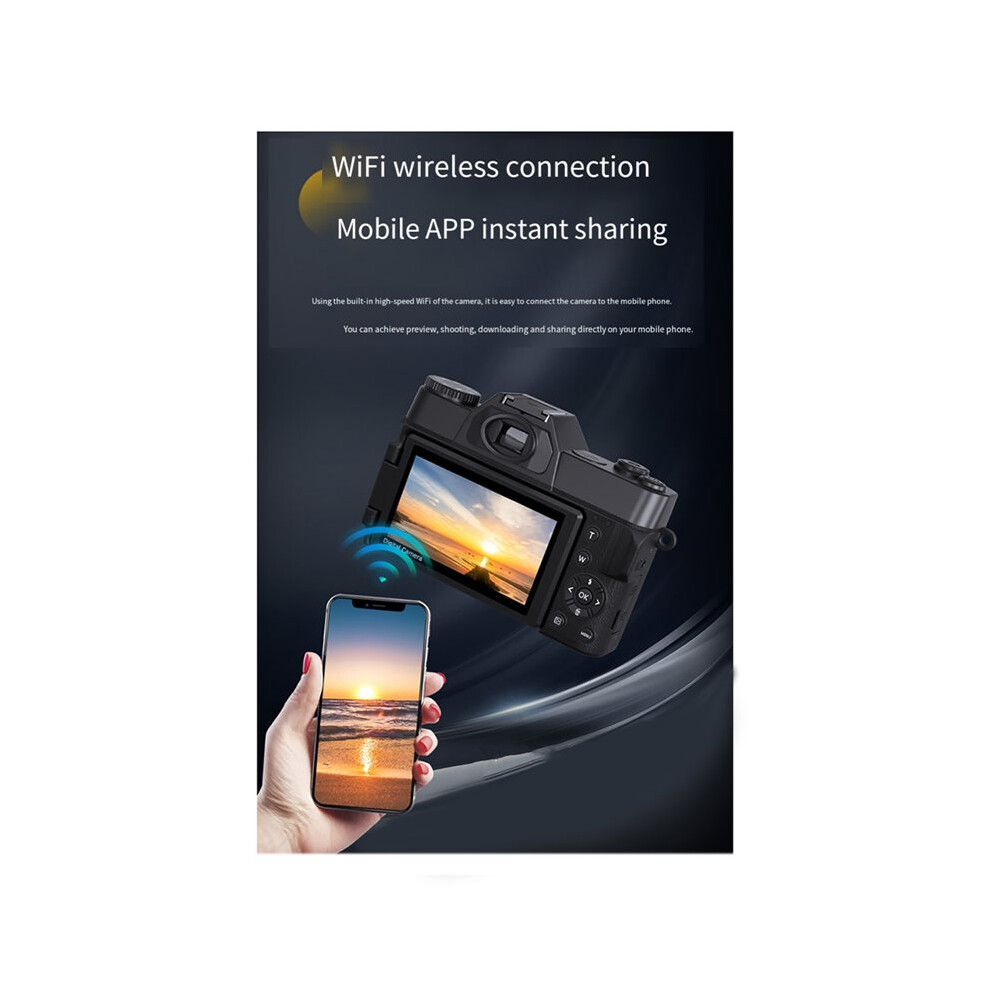 64Mp Digital Photography Camera 6K Wifi Web Camcorder Vlog Video Recorder 16X Digital Zoom Camera 3In Flip Screen 4852693596027