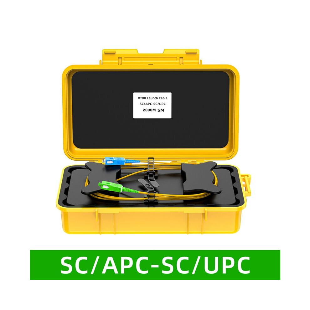 Otdr Dead Zone Eliminator Fiber Rings Fiber Optic Otdr Launch Cable Box 2Km Sc/Apc-Sc/Upc 4852367026515