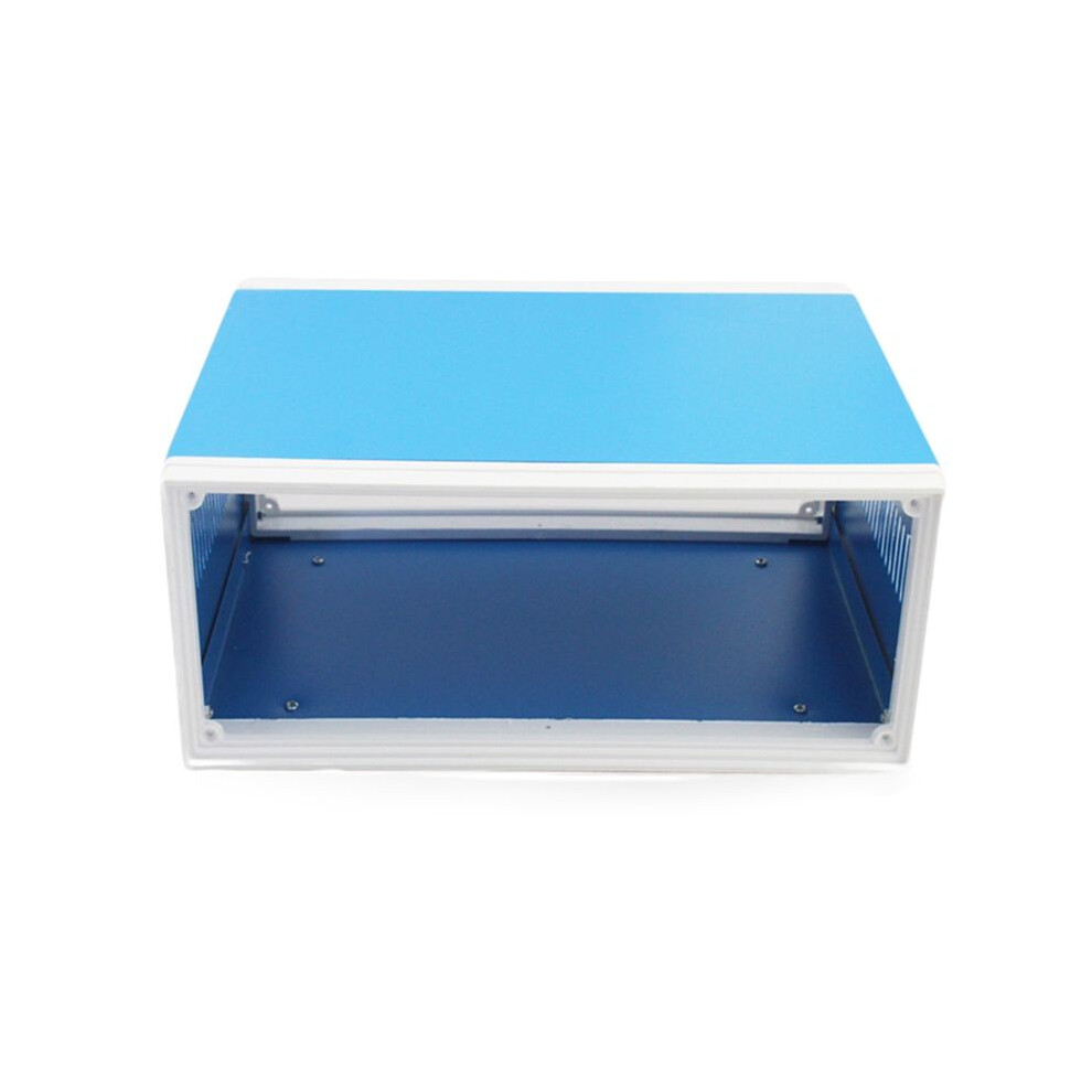 Junction Box Metal Rectangle Electronic Project Case Diy Preventive Box Power Enclosure Corrosion Resistant Durable Blue 4852537322201