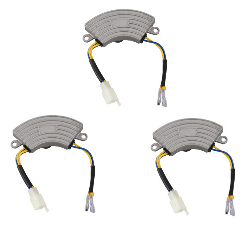 3X Grey 2KW-3KW Generator Petrol Automatic Voltage Regulator AVR Aluminum Shell 1