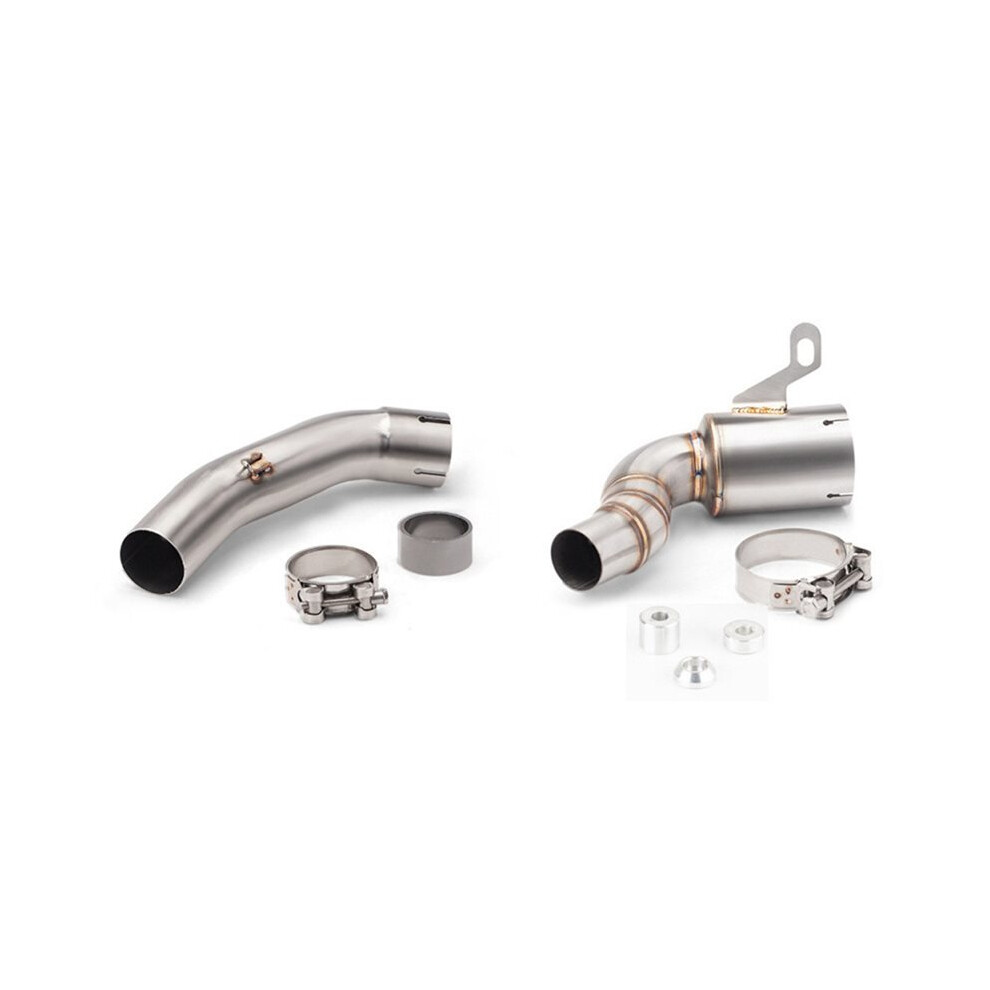 For 125 250 390 Adventure Rc390 2020 - 2023 Motorcycle Exhaust System Modified Muffler Moto 51Mm Middle Link Pipe 6031587967503