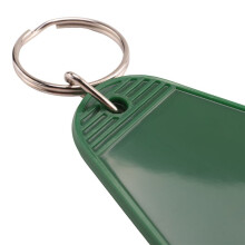 24 Pcs Vintage Motel Keychain DIY Blank Hotel Keychains Heat Transfer Blank Keychains Bulk Sublimation (Green)