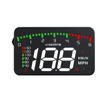 A900 Auto HUD OBD RPM Meter Kopf Hoch Bildschirm Auto ZubehöR Multi Bildschirm Auto Digitale Geschwindigkeit Motordrehzahl Wassertemperatur