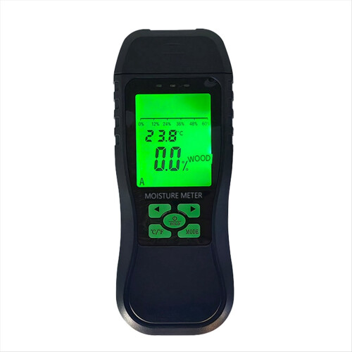 Moisture Meter Tester Concrete Wood Temperature an