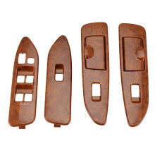 4 Stuks/Set Auto Raam Glas Lift Schakelaar Paneel voor Land FJ100 1997-2007 Deur Raam Regelaar Afdekking A LHD