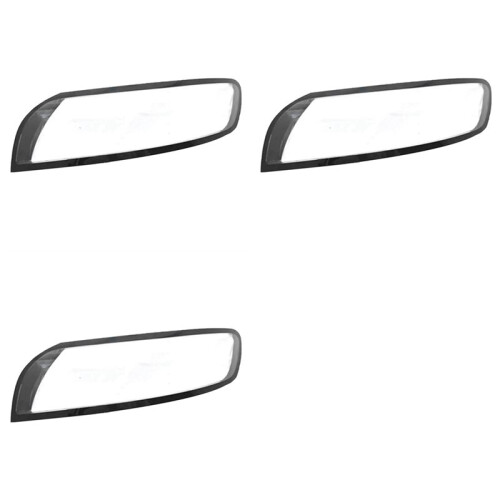 3X Car Headlight Lens Cover Headlamp Shell Lampshade for  S40 2007-2012  Light Transparent Replacement Shell L