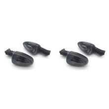 4x Indicatori di Direzione per Moto per K1300R K1200R K1200S F800GS F650GS (Nero)