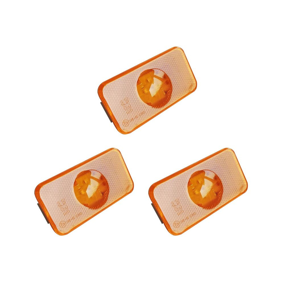 3 Pcs 24V Led Side Truck Signal Side Lights For Fh Fm Fl Truck Lights 20789440 Truck Accessories Amber 6032086006205