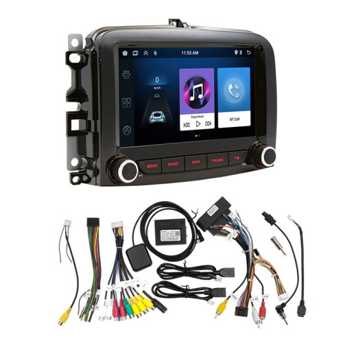 Car 2+64G MP5 Player  Portable Screen Navigation Display Wireless Carplay Android Auto for  500L 2013-2019 1