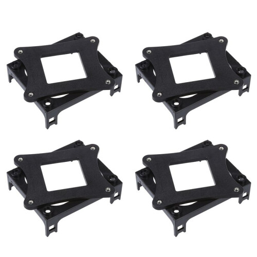 4X Black Plastic CPU Fan Mounting Bracket Base for Socket 478